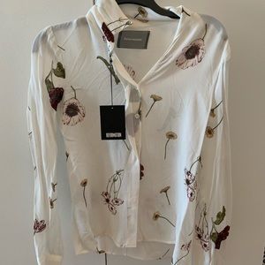 Reformation Violet Top Gardenia XS